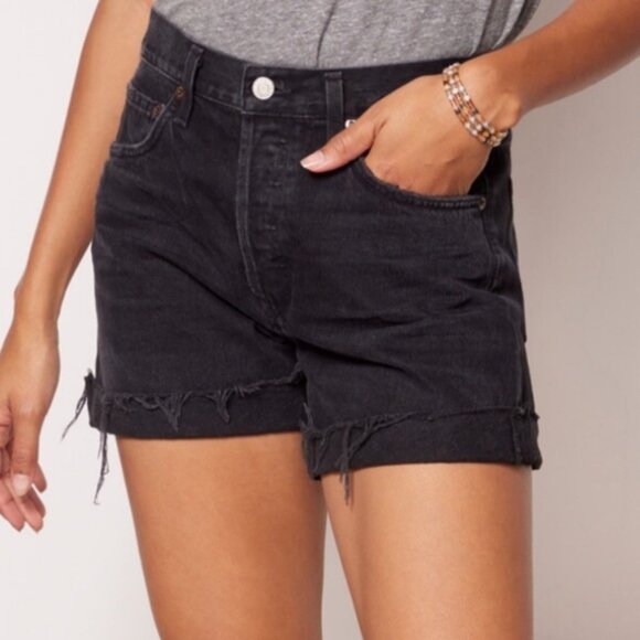 Agolde Pants - NWT AGOLDE Parker Long with Cuff Lucid Denim Shorts